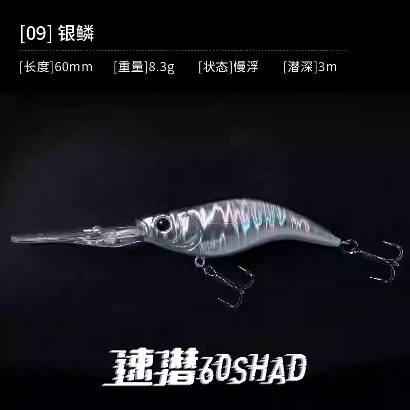 DNE Fast-Sinking Deep-Water Slow-Floating Minnow