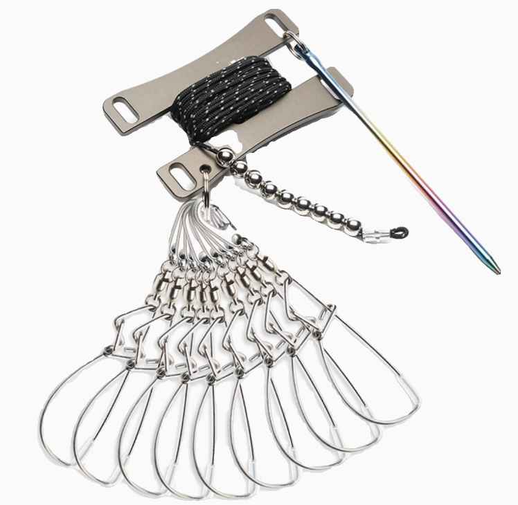 Luci for Lure Reflective Paracord Fish Stringer