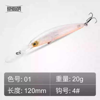 KINGDOM Snake Shadow Slow-Floating Jerkbait