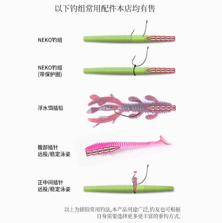 Luci for Lure Tungsten Nail Weight/Sinker